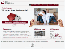 Tablet Screenshot of ikk-immobilien.de